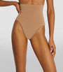 Skims Brown Seamless Sculpt High-Waist Thong