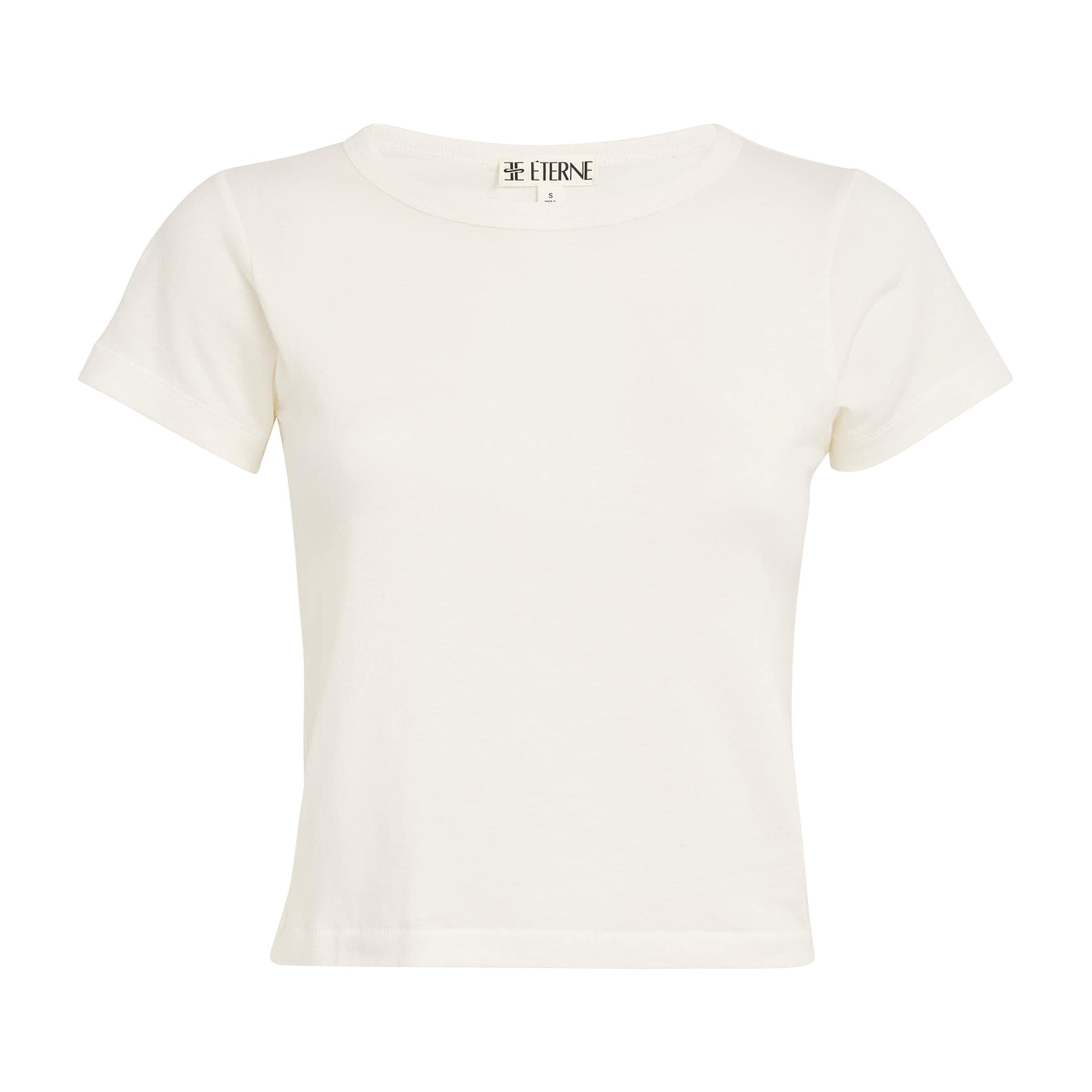 Ivory Cotton-Modal Baby T-Shirt