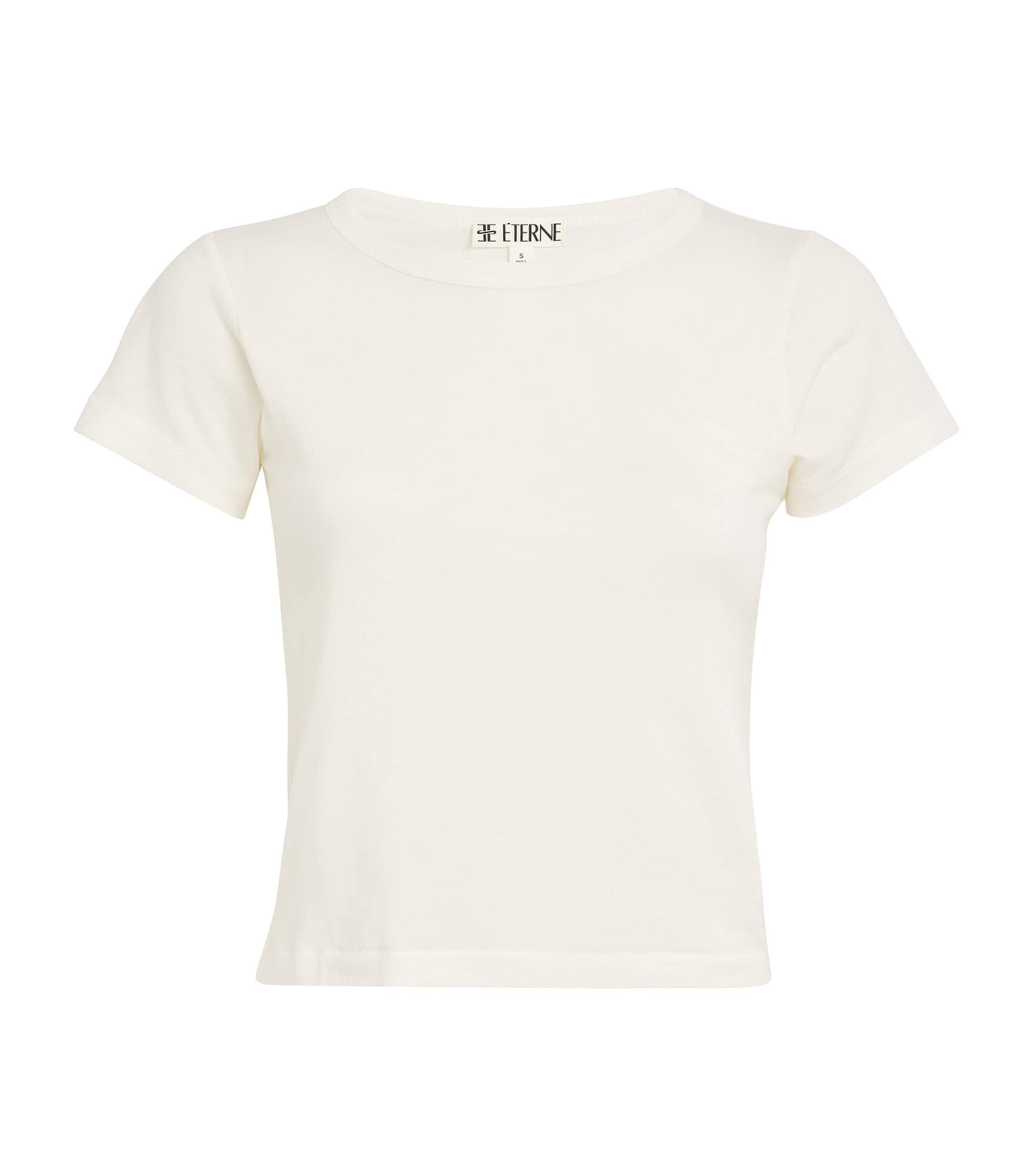 Ivory Cotton-Modal Baby T-Shirt