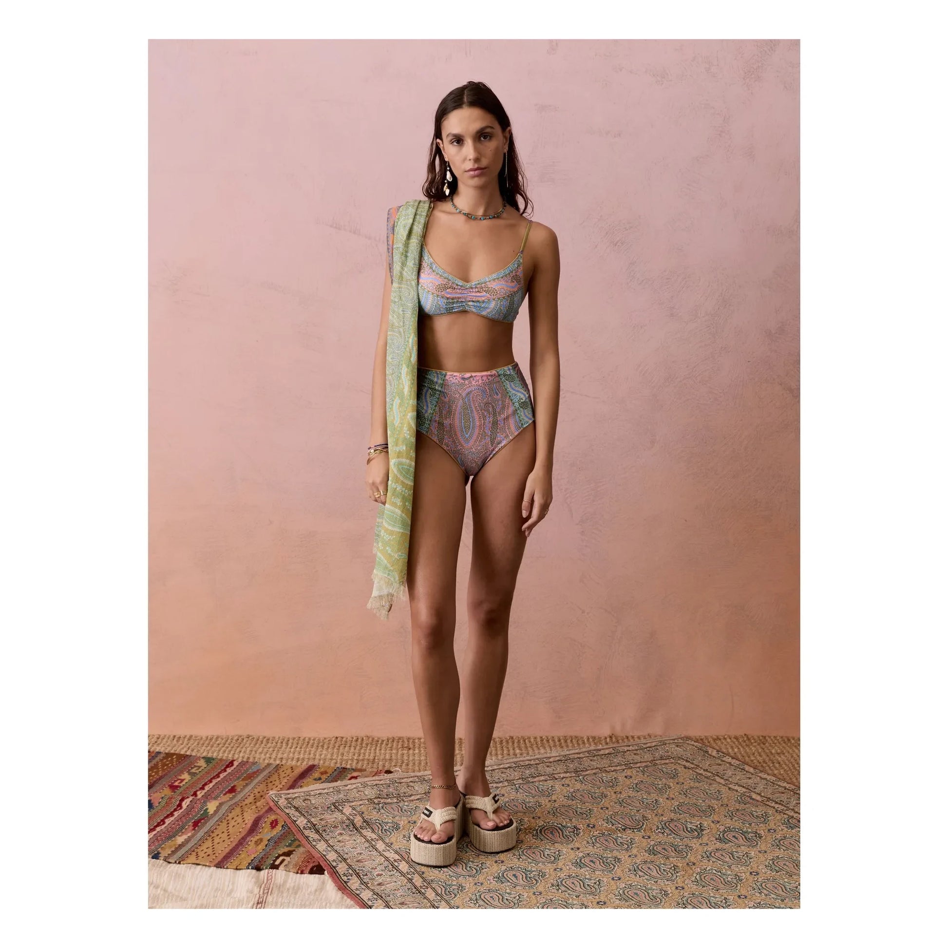 Boteh - Haut de Maillot Lucent | Blue
