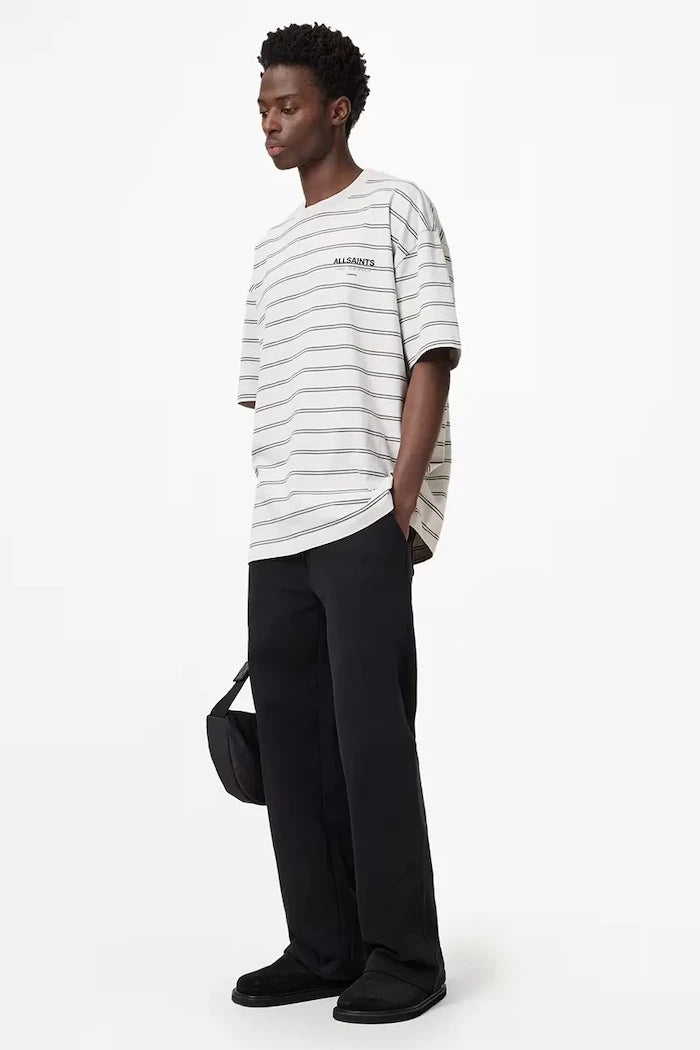 AllSaints тениска мъжка от памук UNDERGRND STRIPE SS