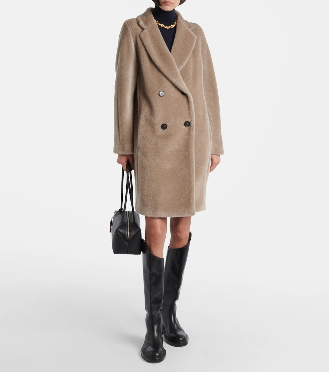 'S Max Mara - Roseto alpaca and wool coat
