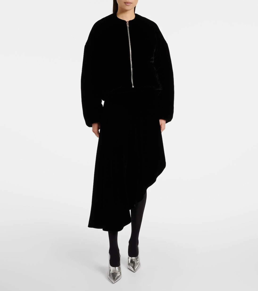 Alaïa - Kadife bomber ceket