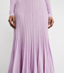 arch 4 Purple Cashmere Sabrina Midi Skirt