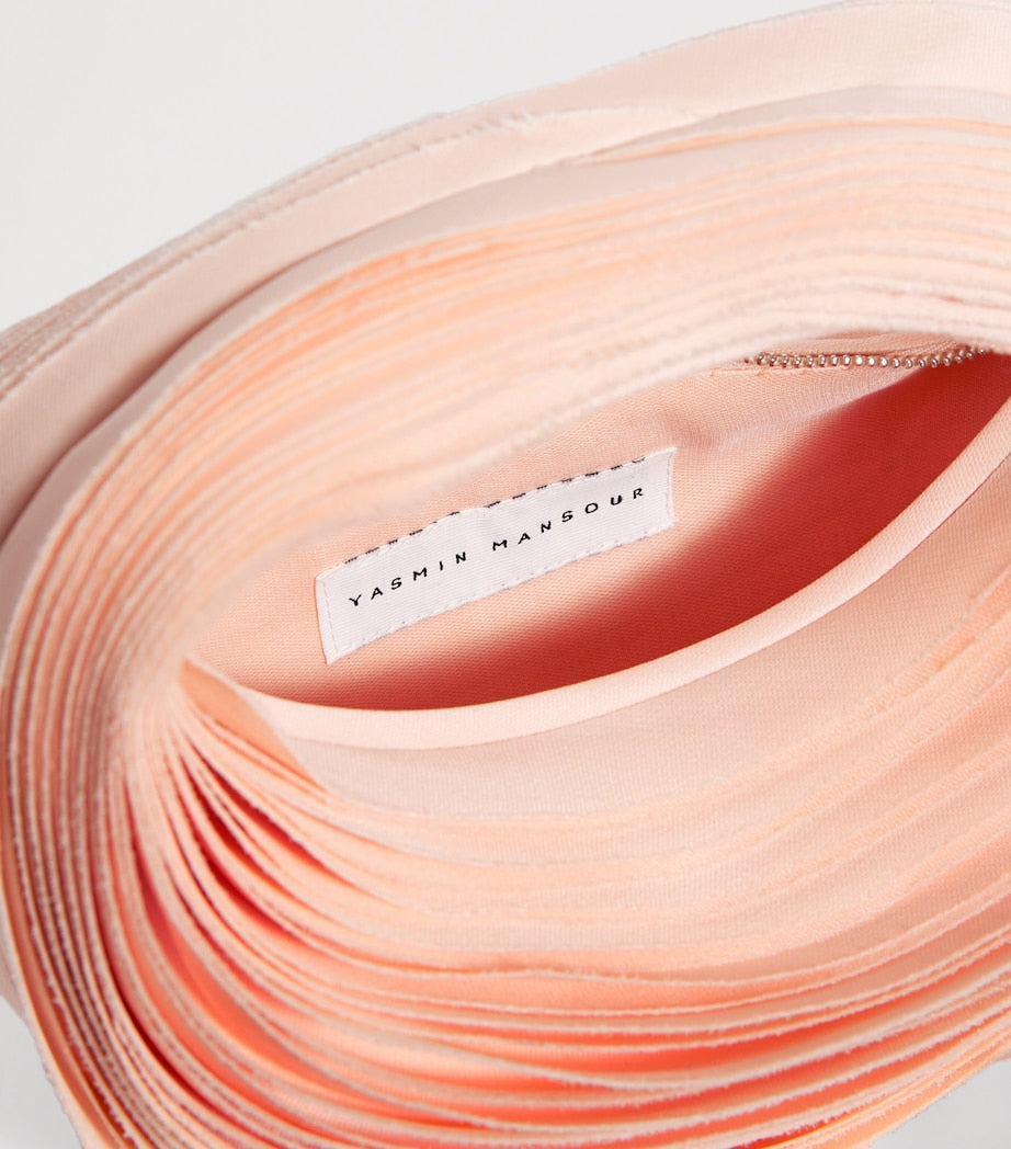 Yasmin Mansour Pink Mini Cyas Top-Handle Bag