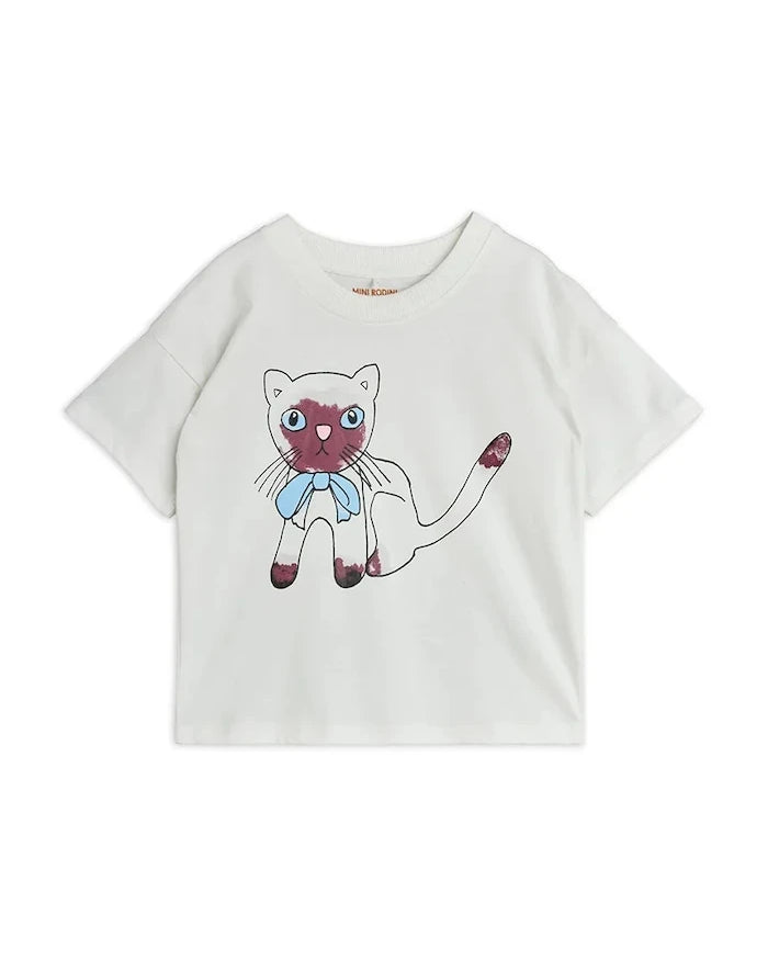 Детска памучна тениска Mini Rodini Siamese