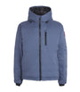 Blue Hooded Lodge Coat