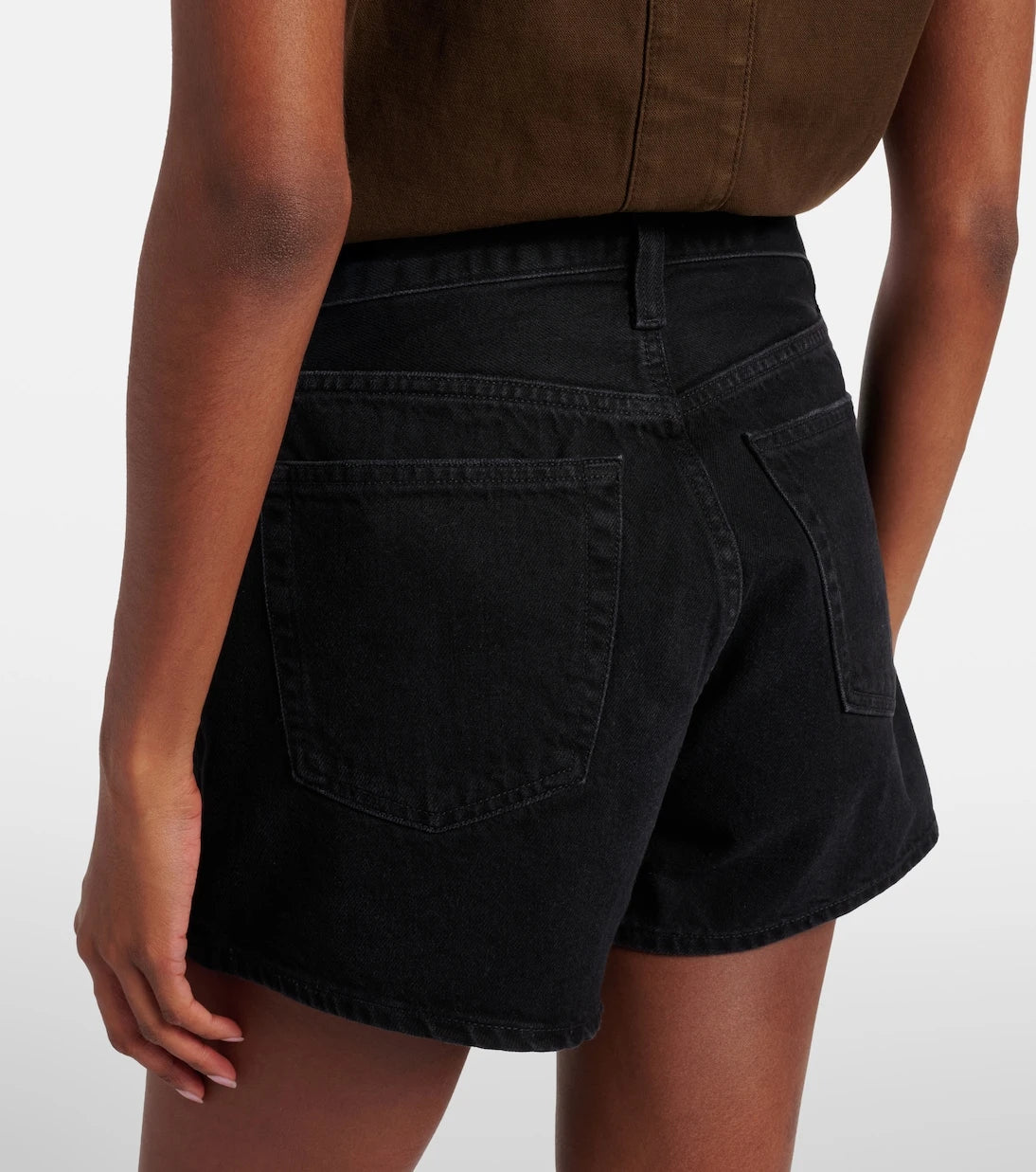 Agolde - Parker Long denim shorts