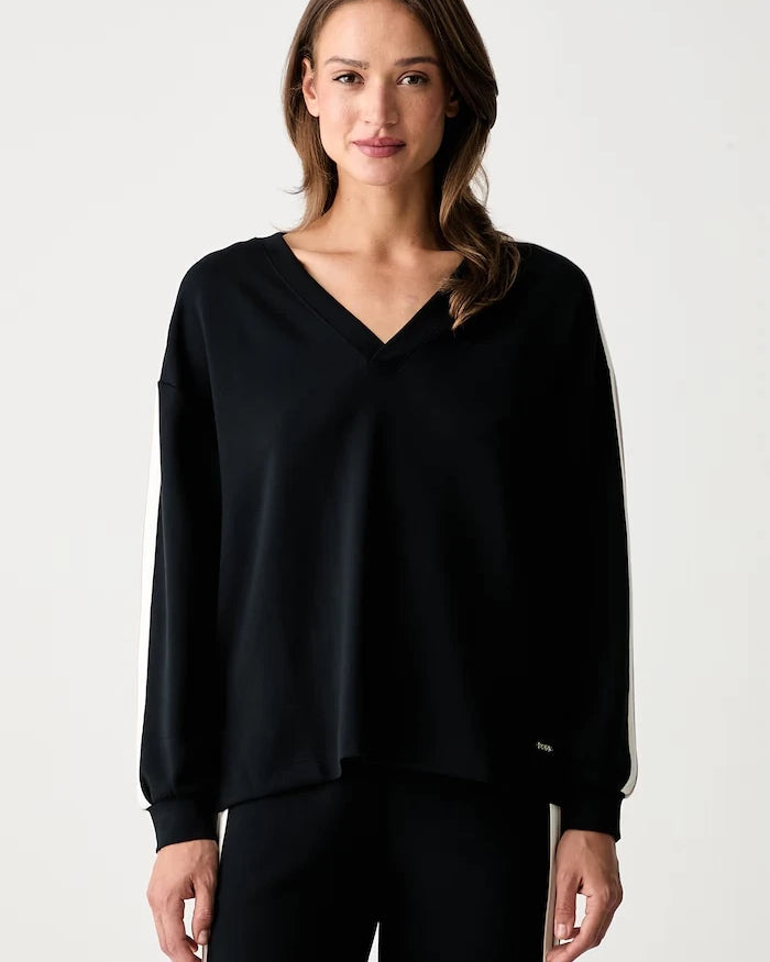 BOSS modal kumaşlı kadın ev tipi sweatshirt TONE_Sweatshirt