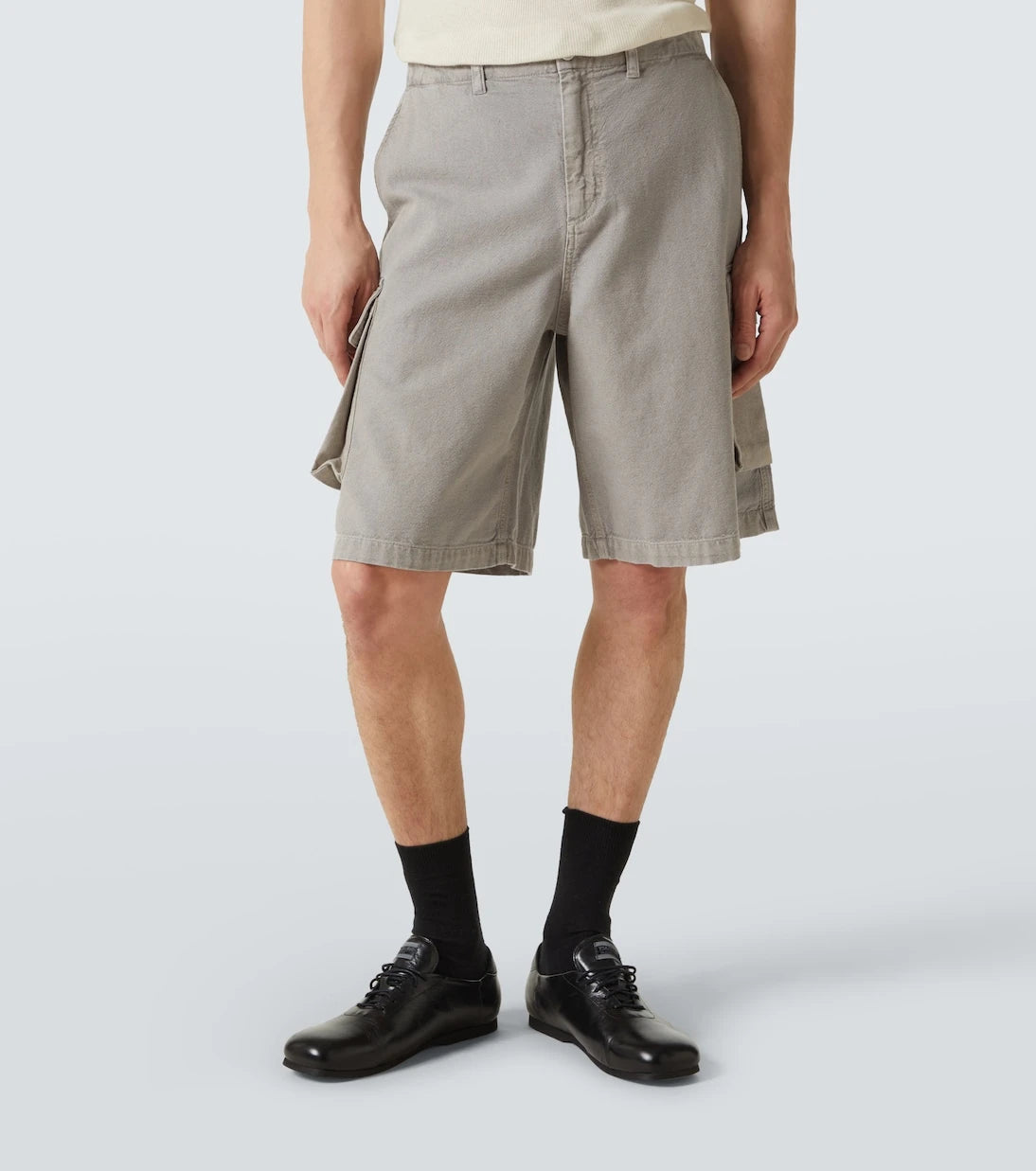 Our Legacy - Mount cotton and hemp canvas cargo shorts