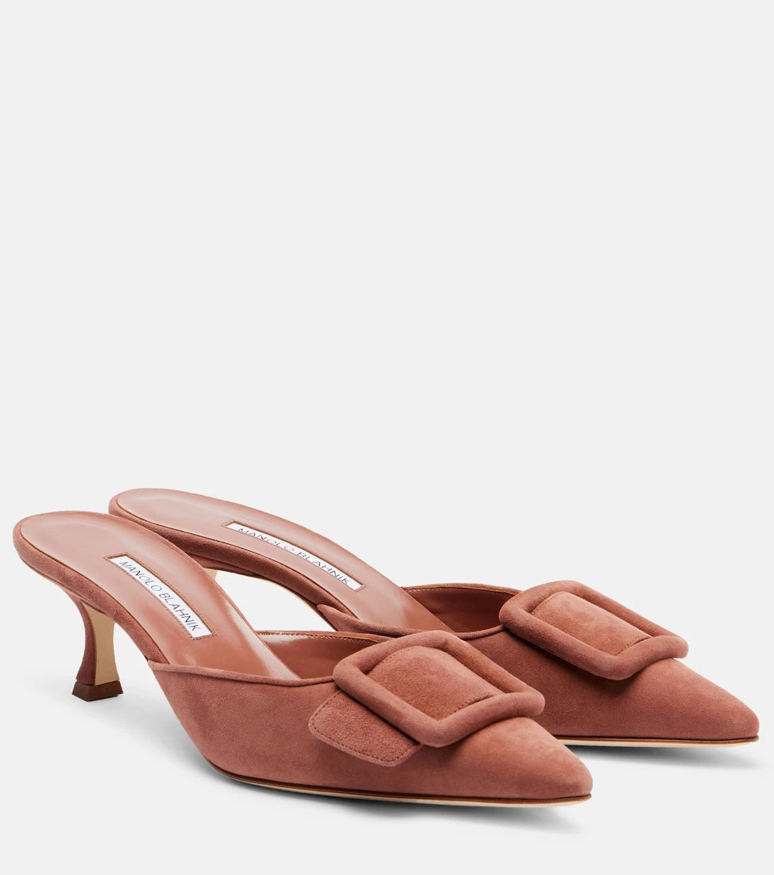 Manolo Blahnik - Maysale 50 suede mules