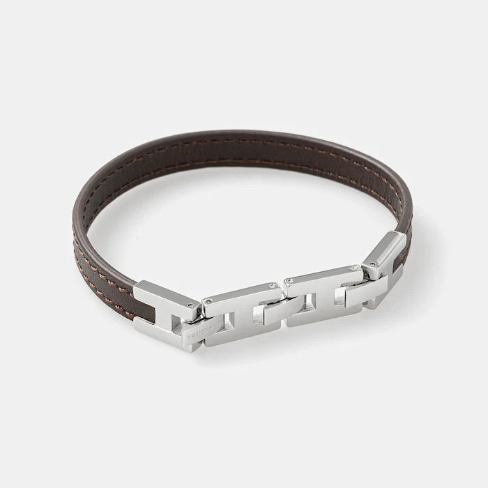 Кожена гривна Trussardi T-LEATHER