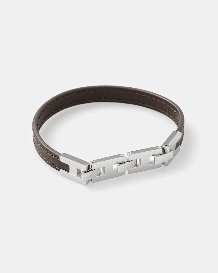 Кожена гривна Trussardi T-LEATHER