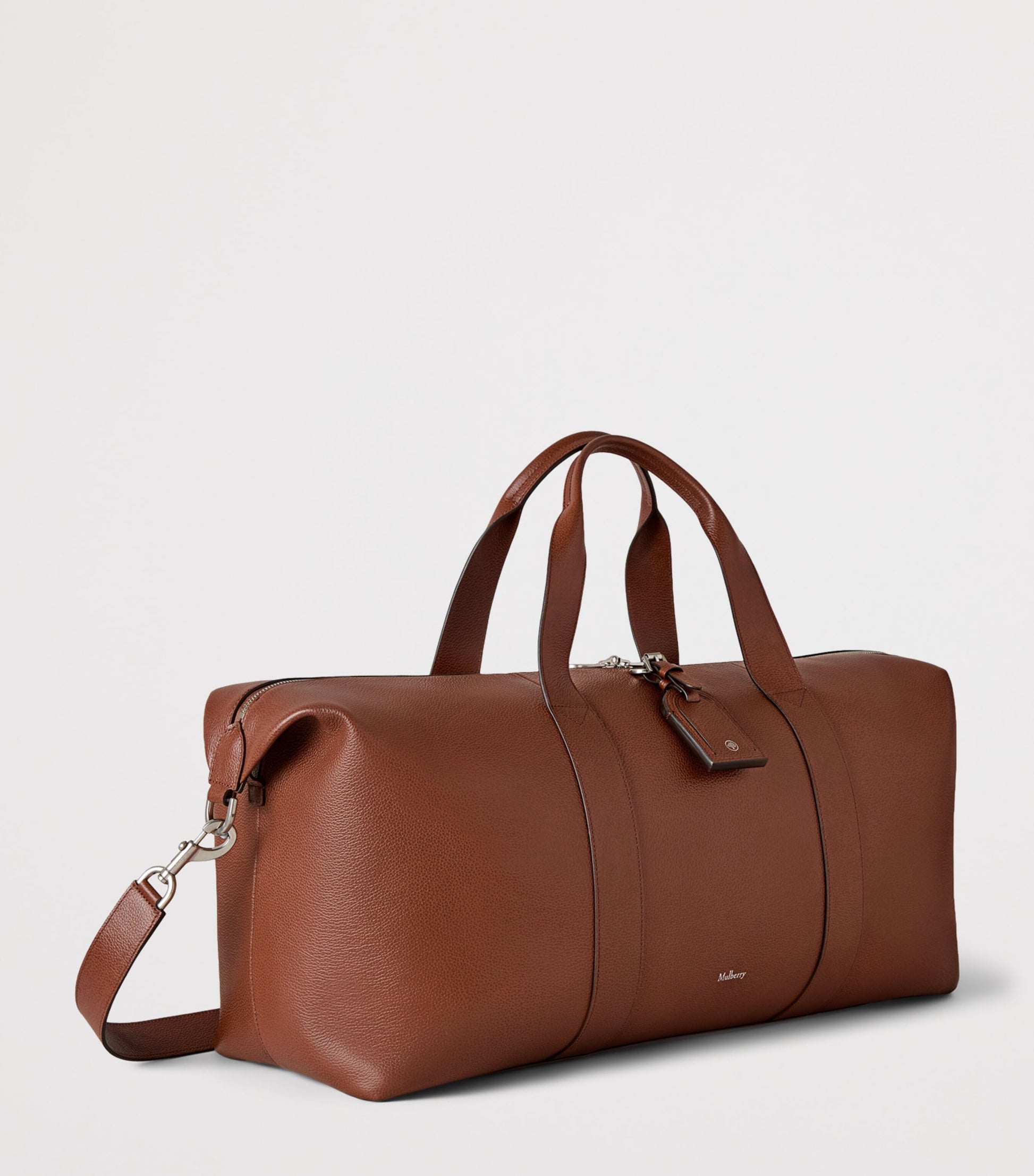 Mulberry Medium Leather Heritage Clipper Holdall