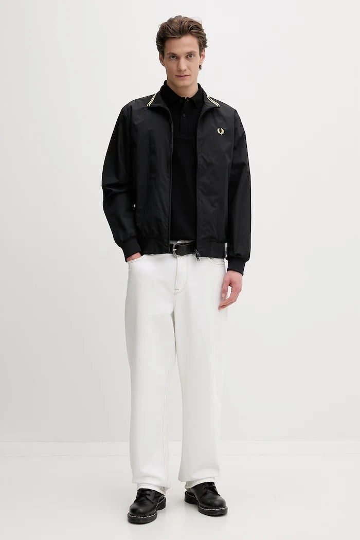 Памучна тениска с яка Fred Perry