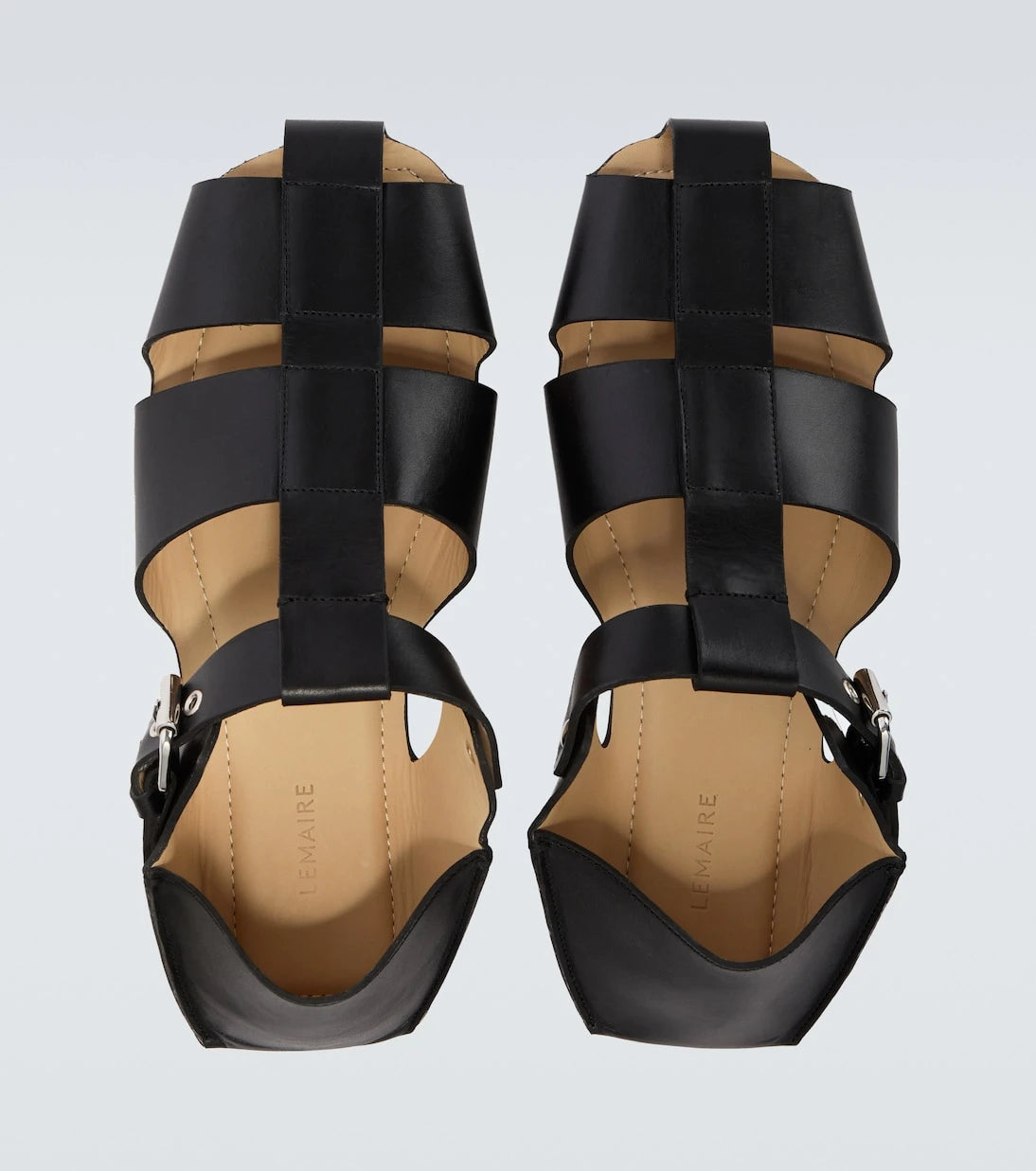 Lemaire - Convertible leather fisherman sandals