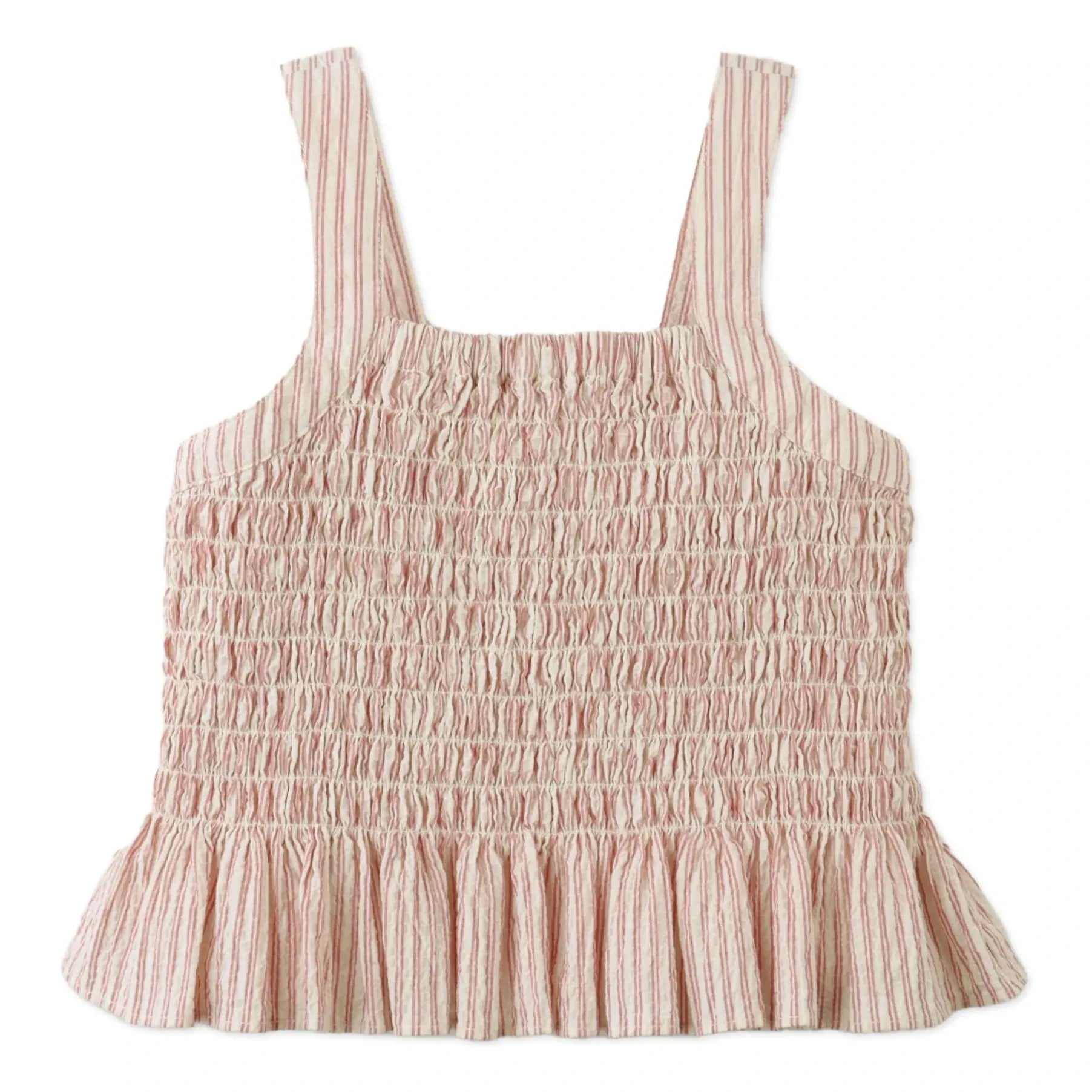 Gingersnaps - Josephine Fleurs Shirred Top | Red