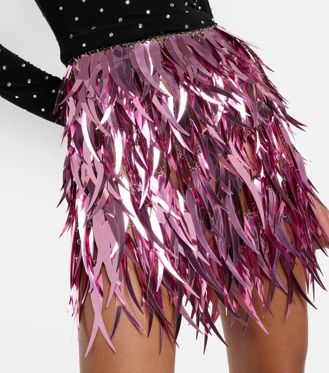 Rabanne - Embellished miniskirt