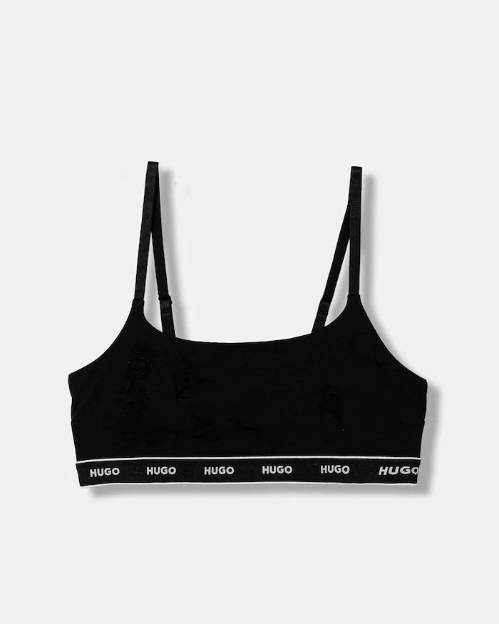 HUGO pamuk ve elastan bralet sütyen TWIN BRALETTE DESIGN