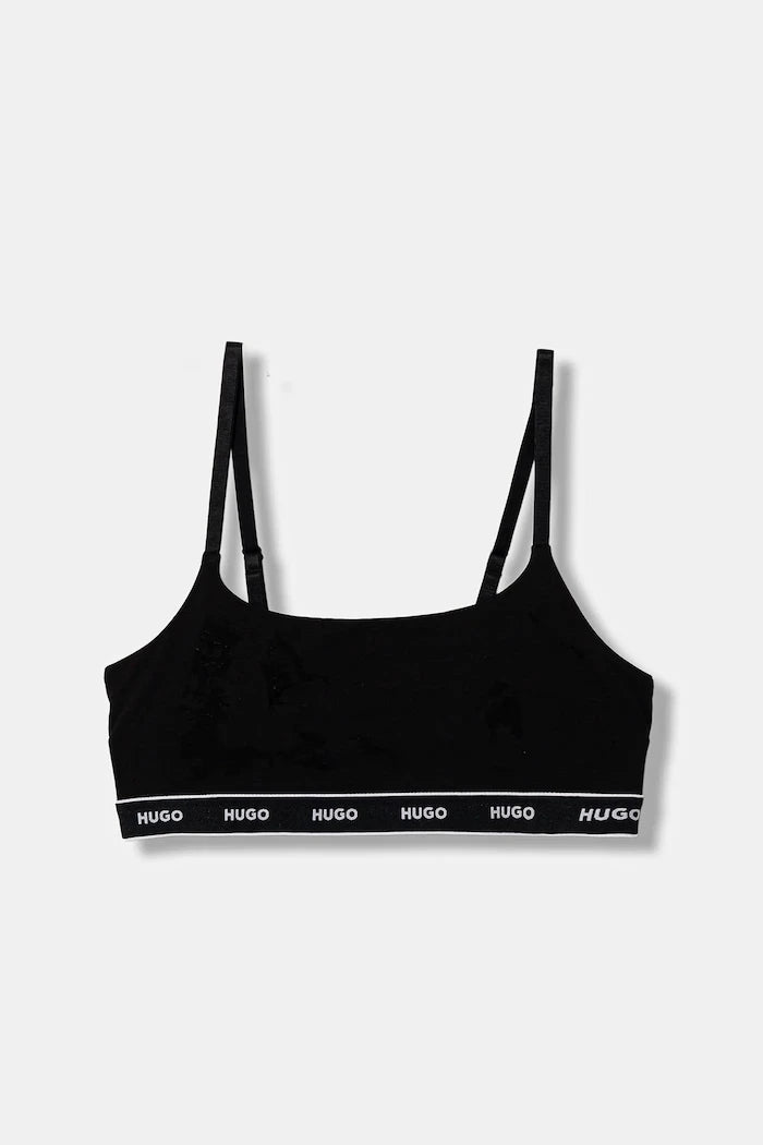 HUGO pamuk ve elastan bralet sütyen TWIN BRALETTE DESIGN