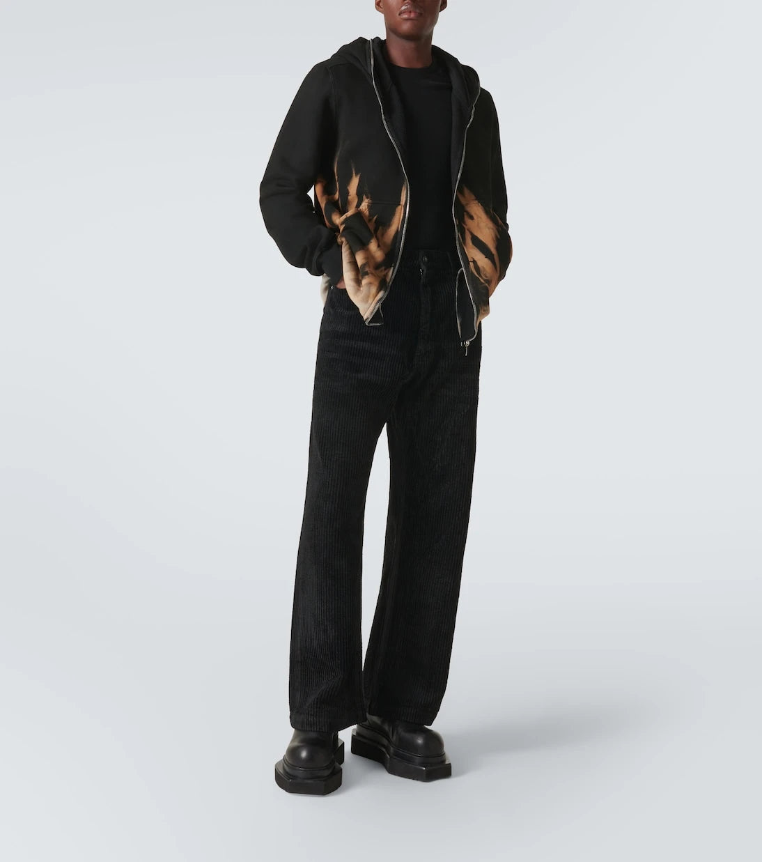 Rick Owens - Jumbo Gimp cotton hoodie