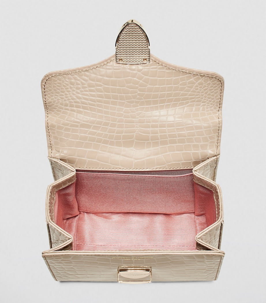 Aspinal Of London Neutral Mini Mayfair Top-Handle Bag