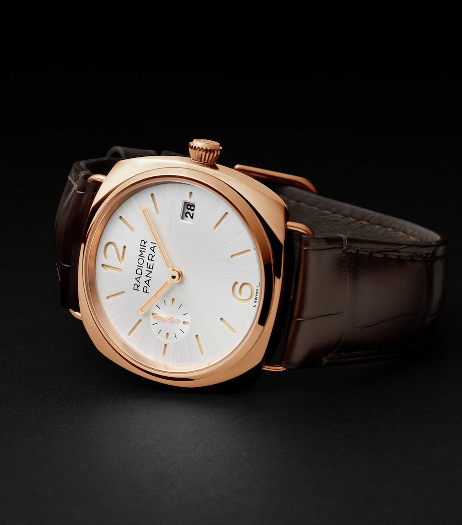 Panerai Rose Gold Radiomir Quaranta Watch 40mm