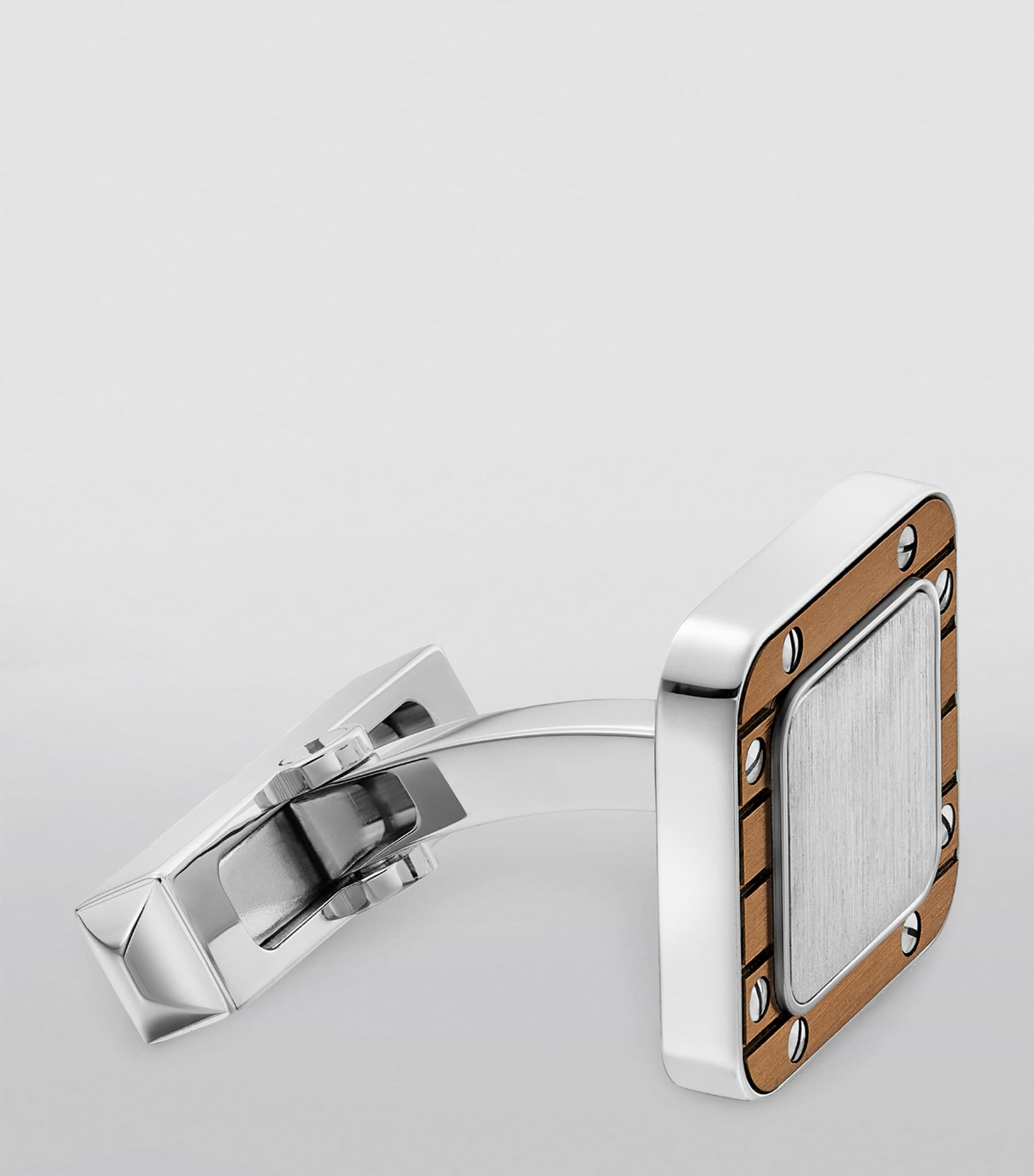 Sterling Silver Santos de Cartier Cufflinks