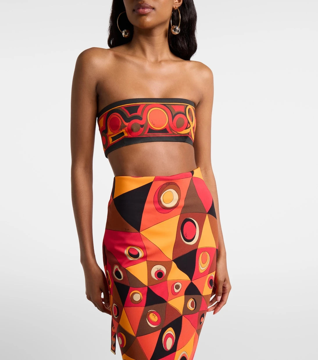 Pucci - Manuba cotton bandeau top