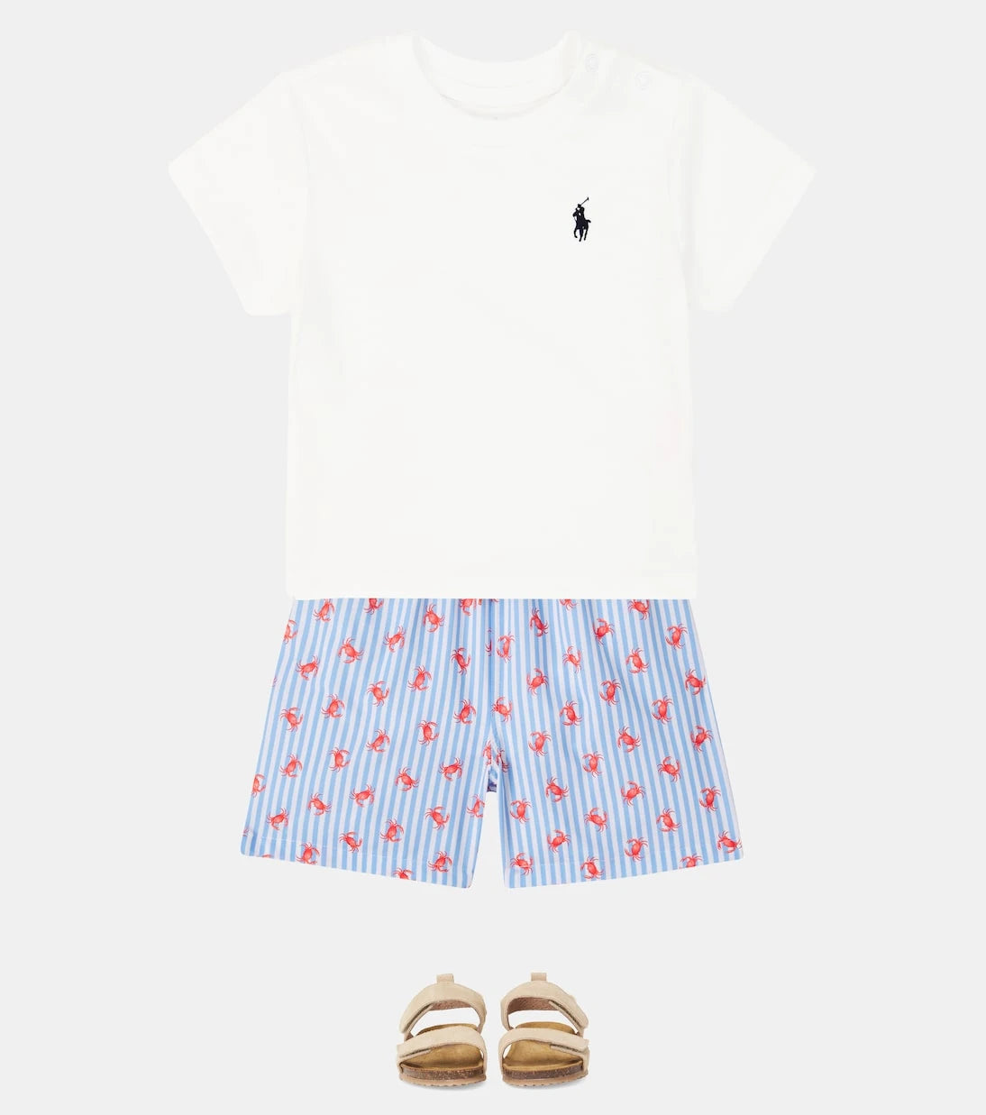 La Coqueta - Bravo printed striped swim trunks