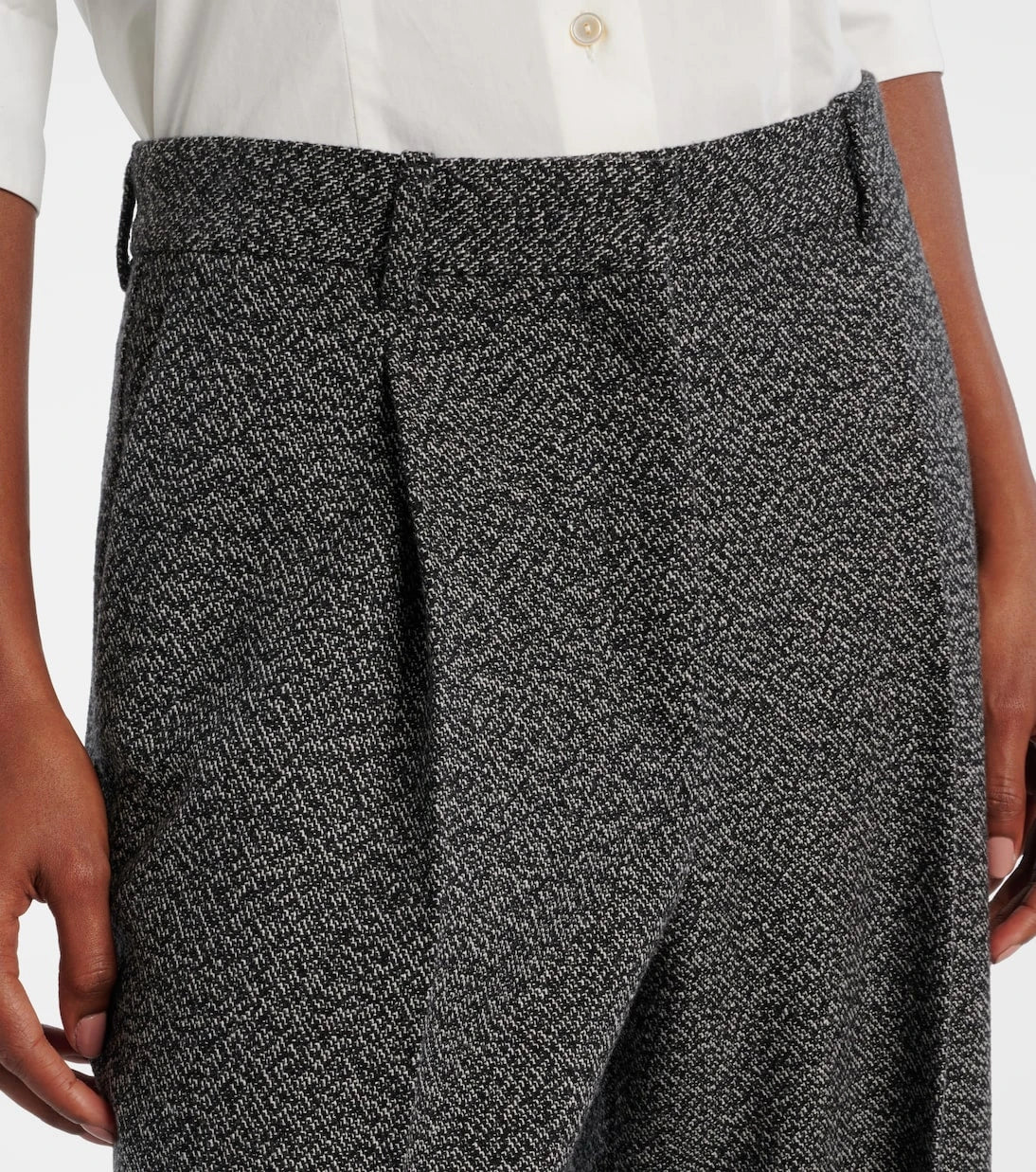 The Row - Mikkela cashmere and wool straight pants