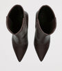 Stuart Weitzman Brown Leather Vinnie Ankle Boots 85