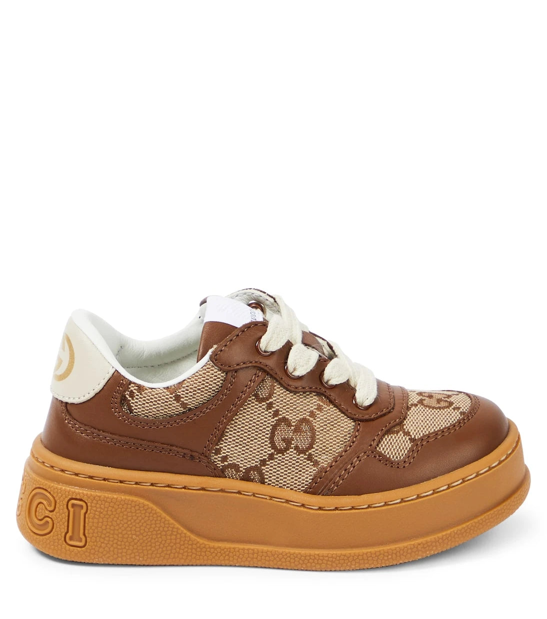 Gucci Kids - Chunky B leather sneakers