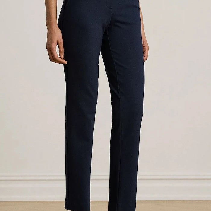 Lauren Ralph Lauren kadın slim fit viskon pantolon