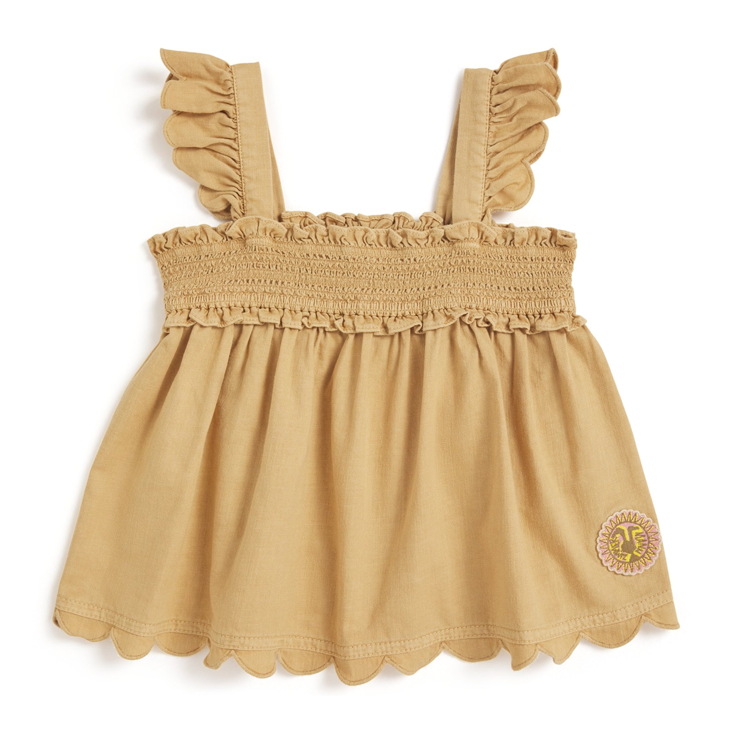 Zimmermann Kids Denim Wanderlust Blouse (12 Months-12 Years)