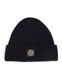 Stone Island Virgin Wool Compass Beanie