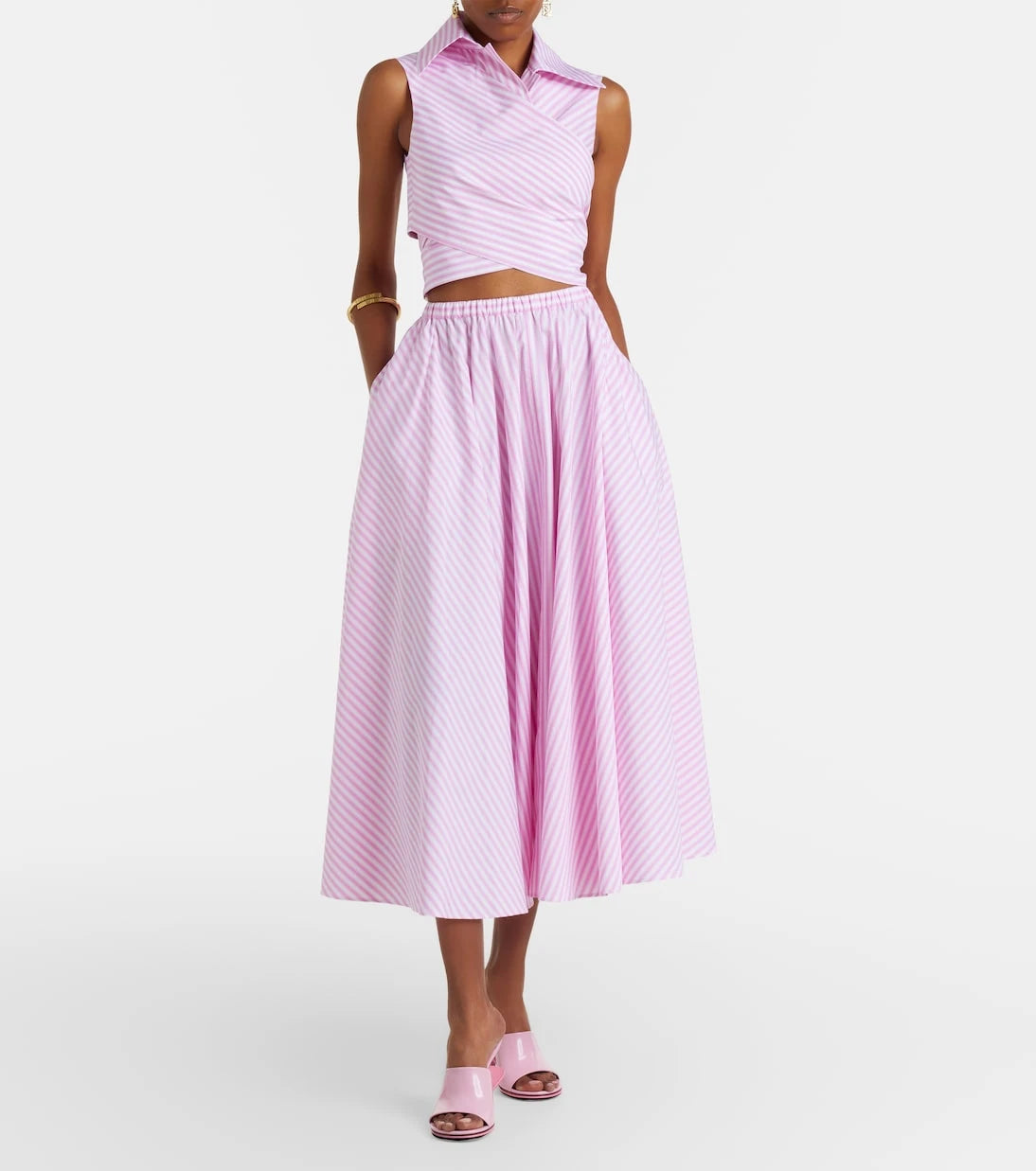 Patou - Striped cotton top