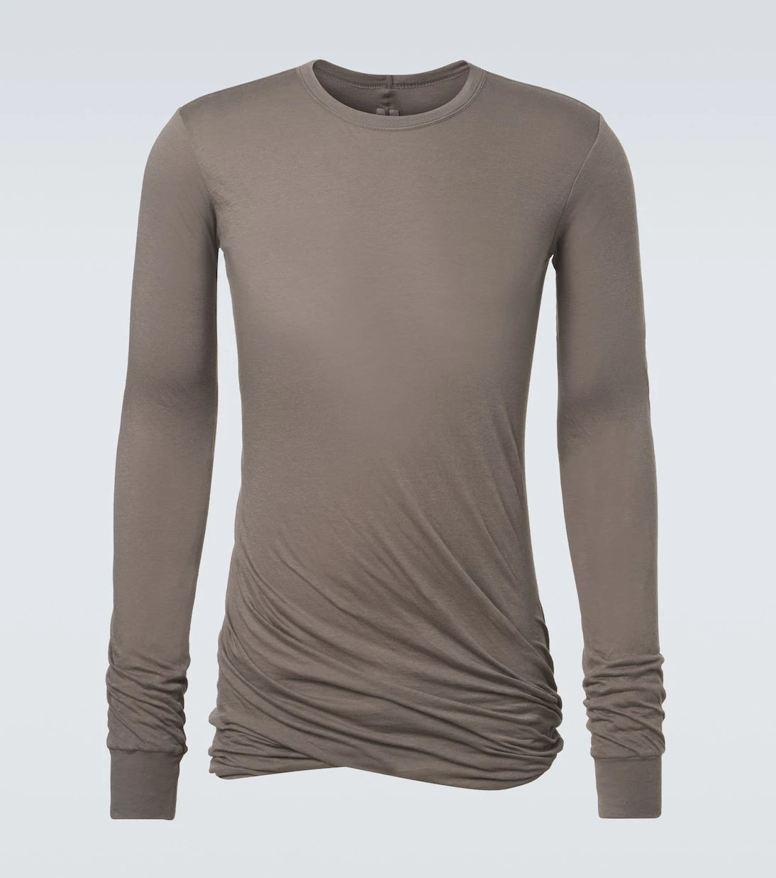 Rick Owens - Draped cotton jersey top