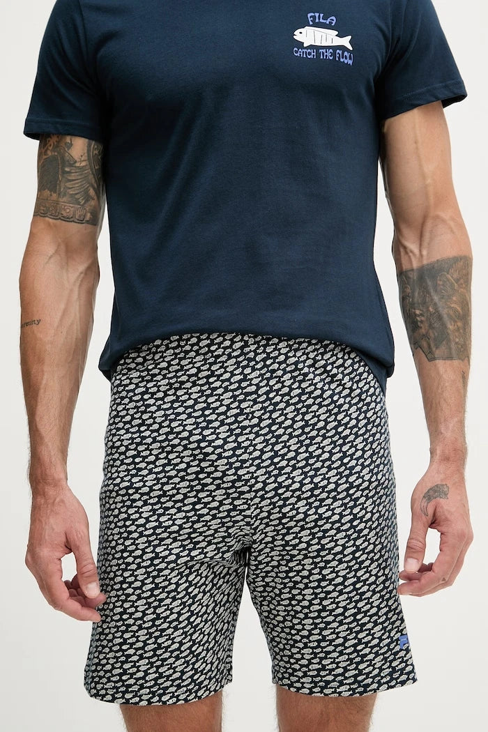 Fila erkek pamuklu iki parçalı pijama
