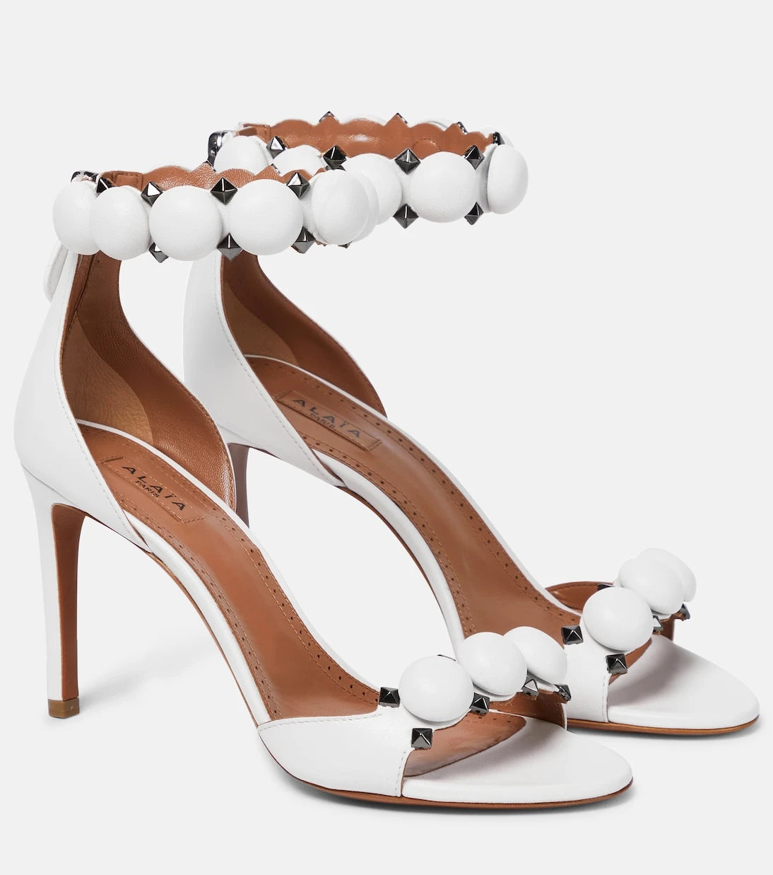 Alaïa - La Bombe 90 leather sandals