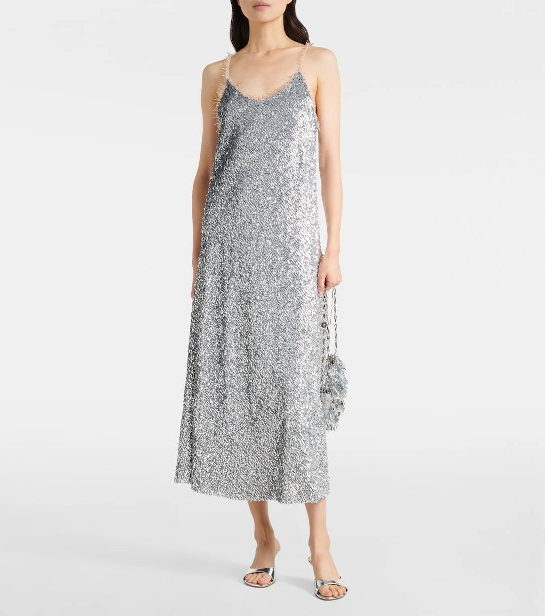 Rabanne - Sequined midi dress