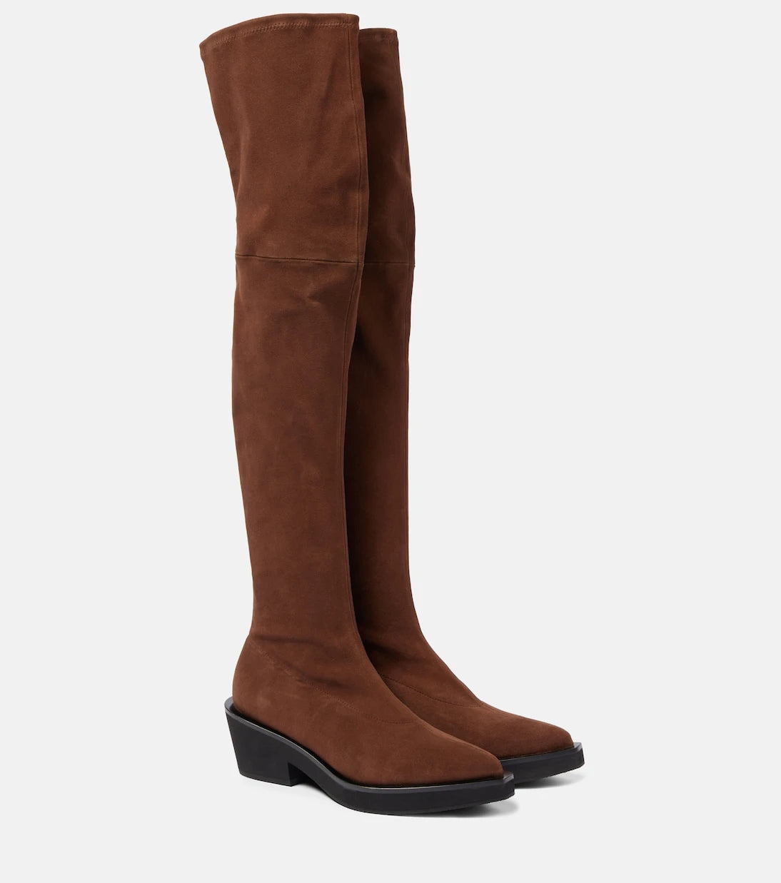 Clergerie - Tenny suede over-the-knee boots