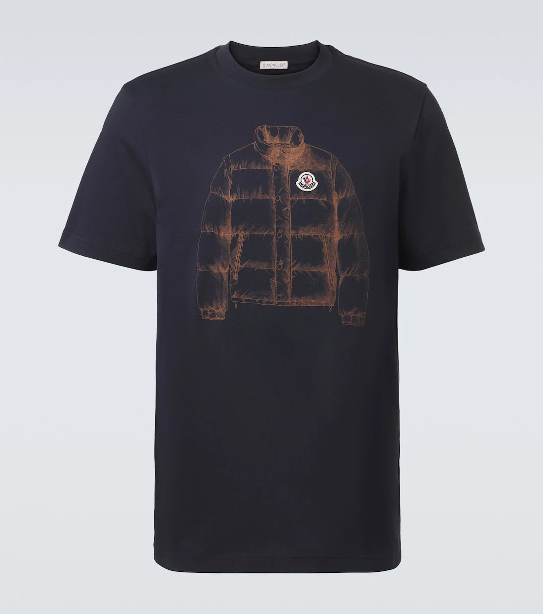 Moncler - Printed cotton jersey T-shirt