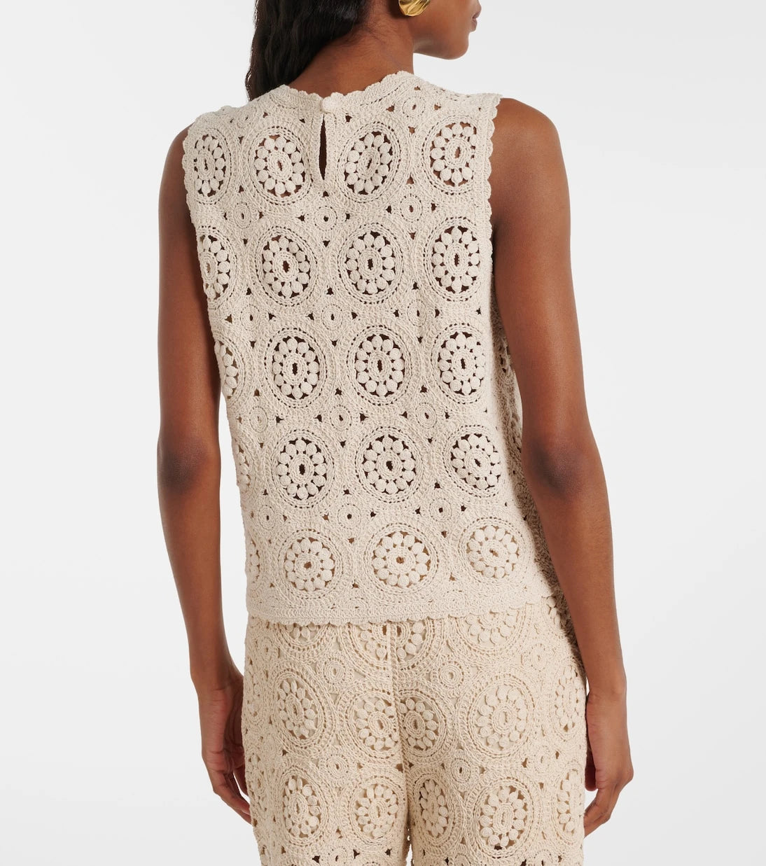 Frame - The Crochet cotton top