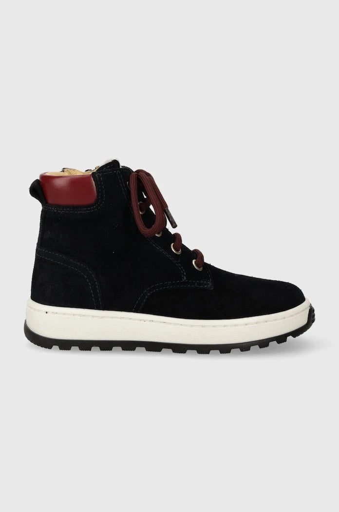 Детски половинки обувки от велур Pom D'api FLOW BOOTS