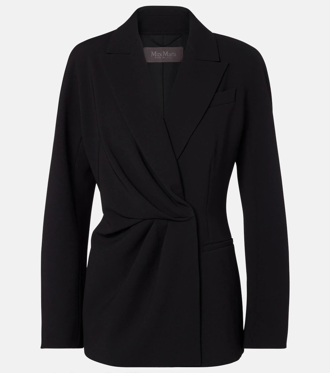 Max Mara - جاكيت كادي ملفوف بتصميم درابيه