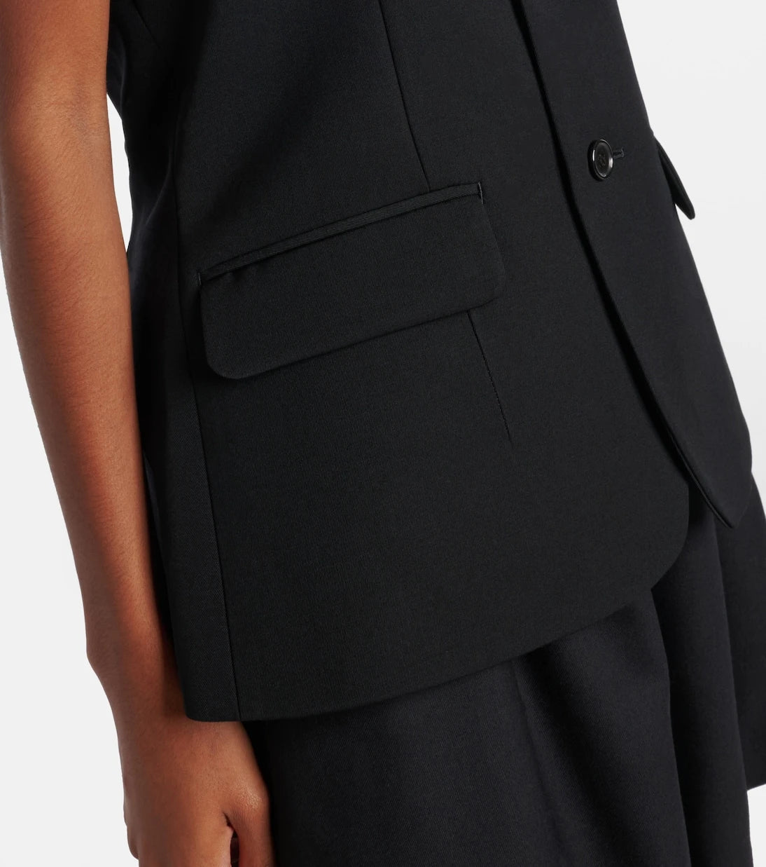 Noir Kei Ninomiya - Cutout wool top