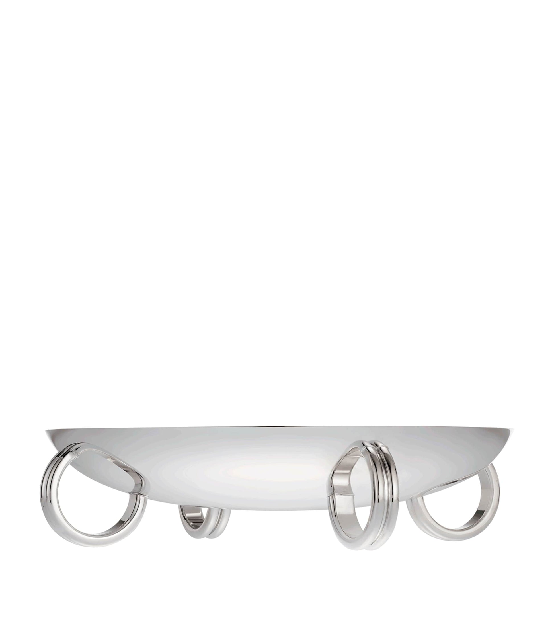 Christofle Silver-Plated Fjerdingstad Four-Ring Centrepiece