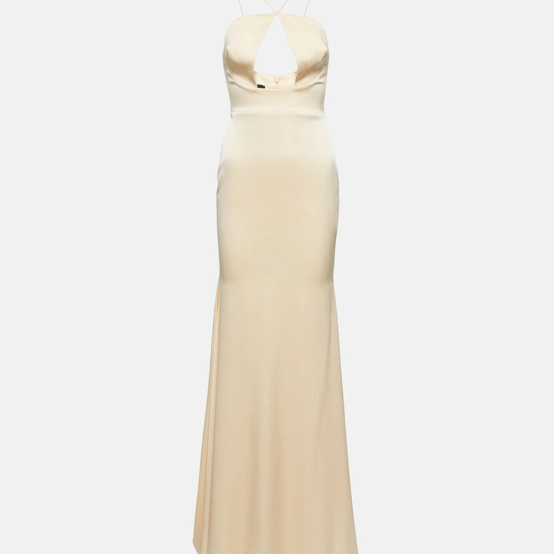 Alex Perry - Drake halterneck cutout satin gown