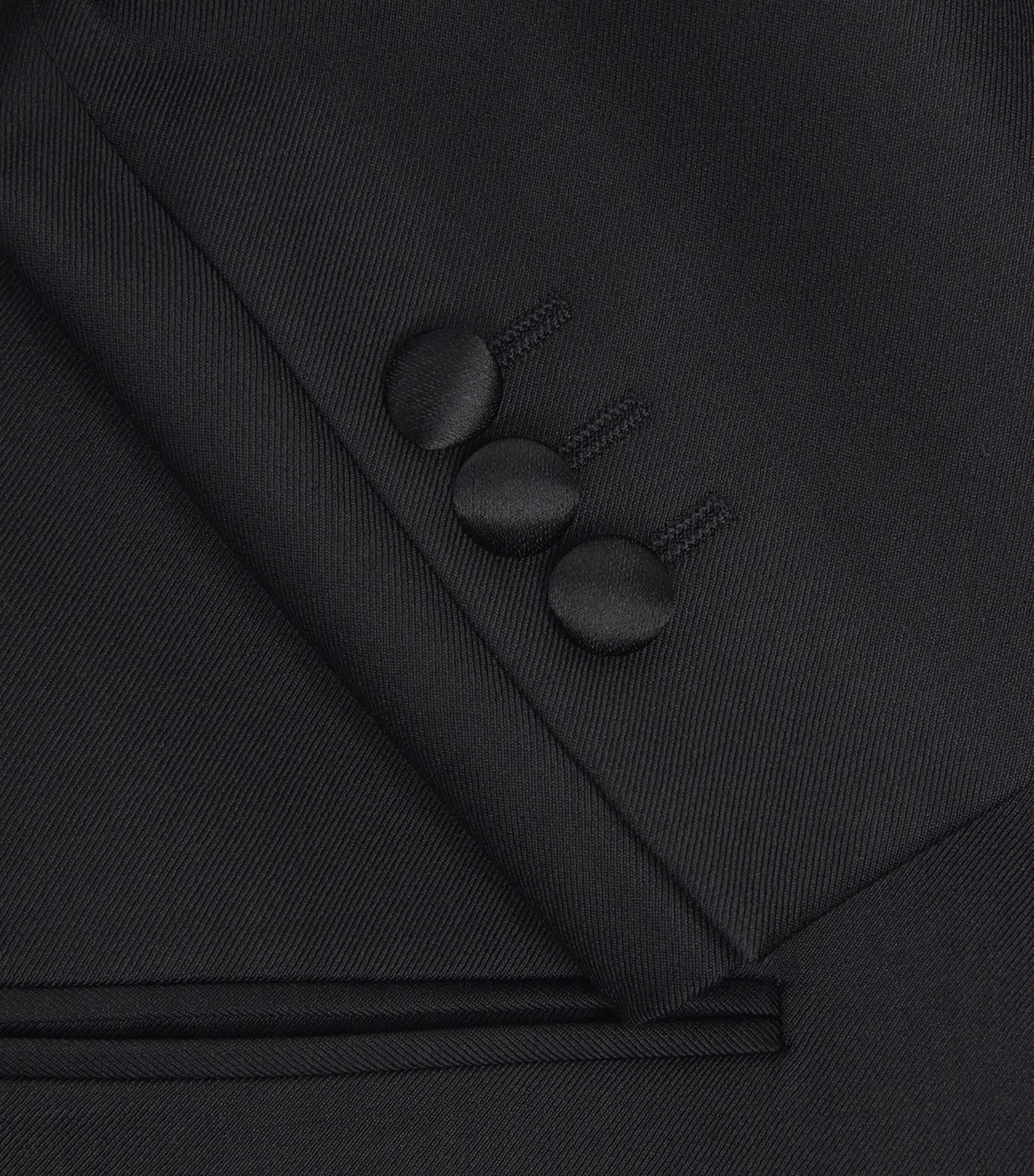 Emporio Armani Black Virgin Wool Blazer